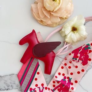 Handmade flying horse bag charm | Pegasus bag charm